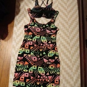 Pink Summer Dress. NWT& NWT Pink Bra